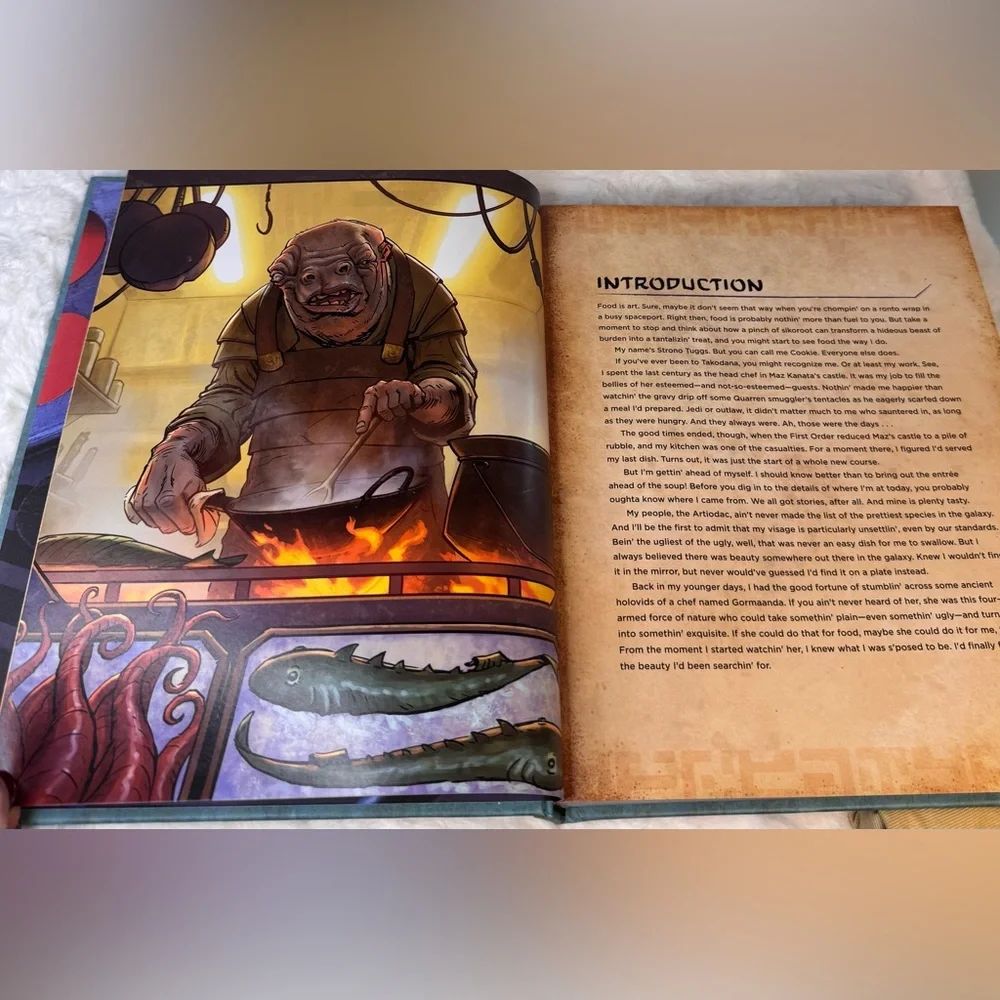 Star Wars Cookbook, Galaxy’s Edge, with apron! New in box